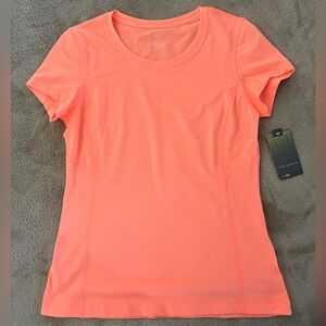 NWT Tek Gear Women's Bright Coral Short Sleeve Tee